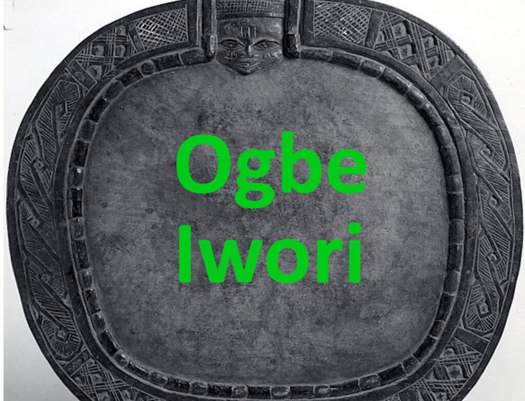 Ogbè Wẹ̀yìn Odù Ifá symbol